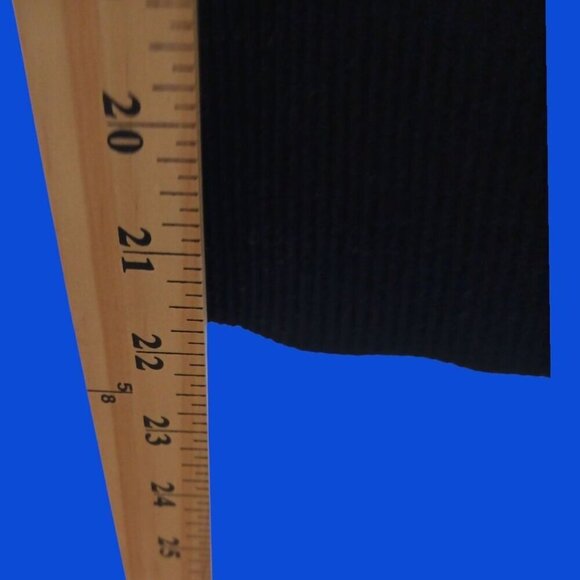 Carmen Marc Valvo Black Sleeveless Ribbed Knit Top W/ Bow Shoulders Size Small - Picture 4 of 5